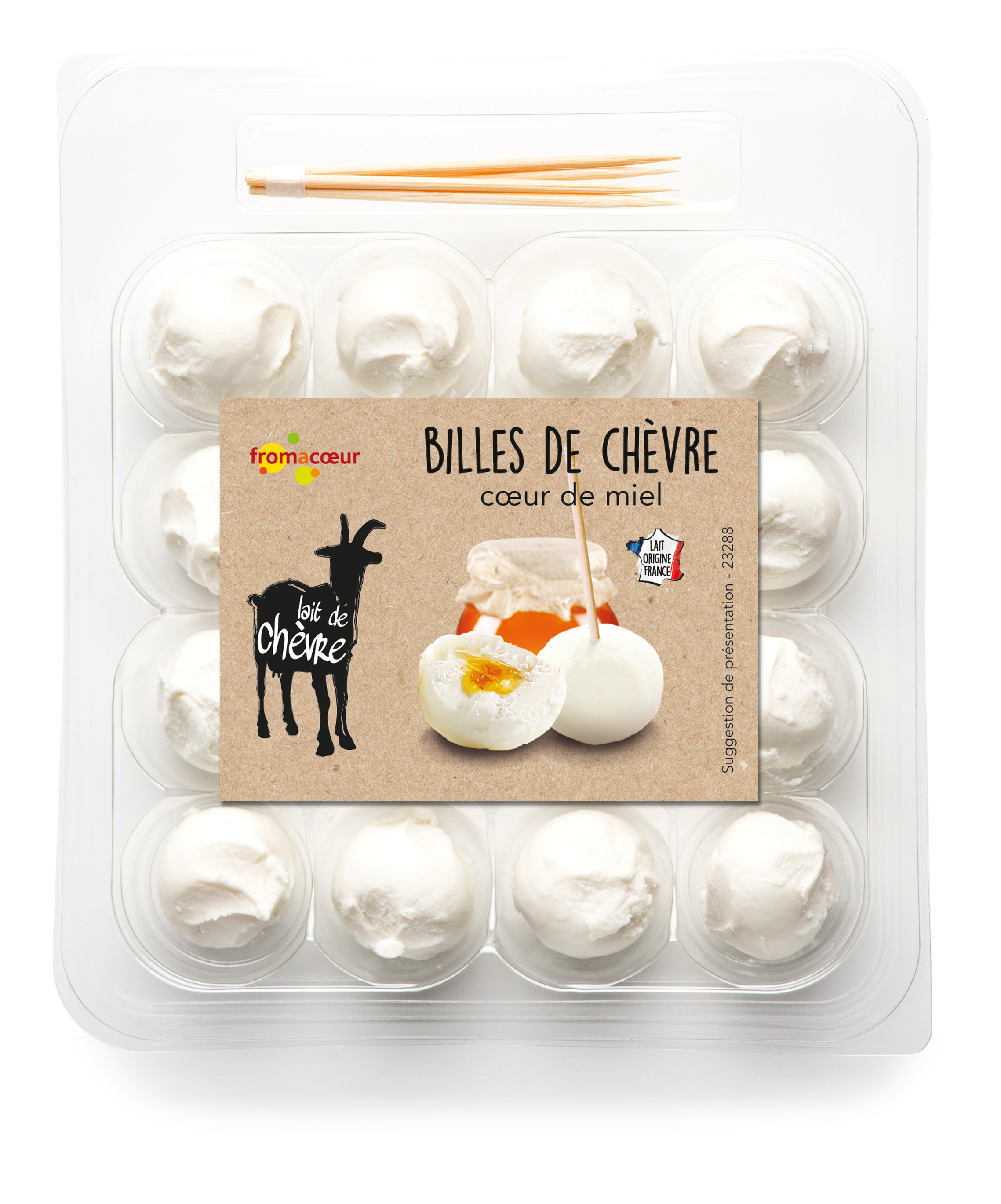Goat cheese pearls with HONEY 75g product image